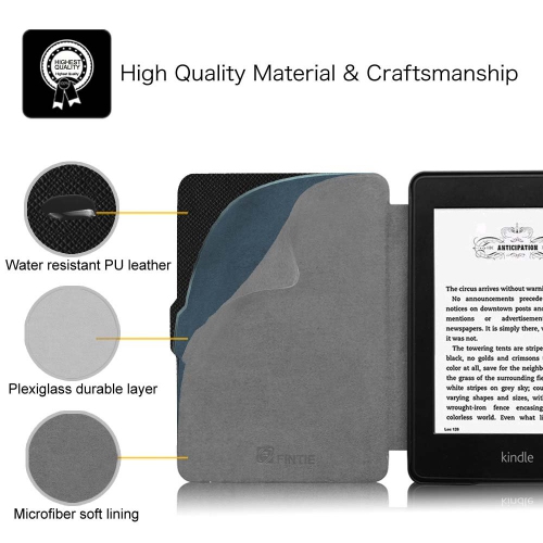 Case for Kindle Paperwhite - Fits All Paperwhite Generations Prior to 2018, Black