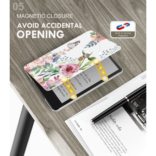 Case for 6.8" Kindle Paperwhite and Kindle Paperwhite Signature Edition, Light Shell Cover with Auto Wake/Sleep for Kindle Paperwhite 2021 E-Reader,