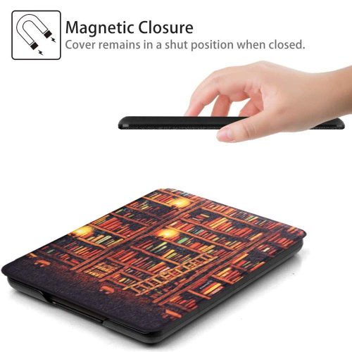 Case for 6'' Kindle Paperwhite 10th Generation - 2018 Release with Hand Strap & Auto Sleep/Wake, Slim PU Leather Protective Shell Cover for Kindle