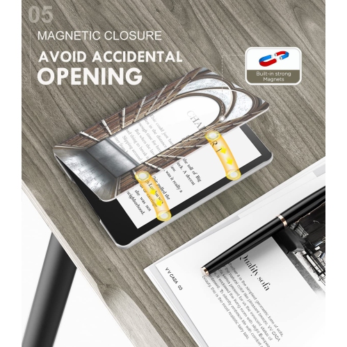 Case for 6.8" Kindle Paperwhite and Kindle Paperwhite Signature Edition, Light Shell Cover with Auto Wake/Sleep for Kindle Paperwhite 2021 E-Reader,