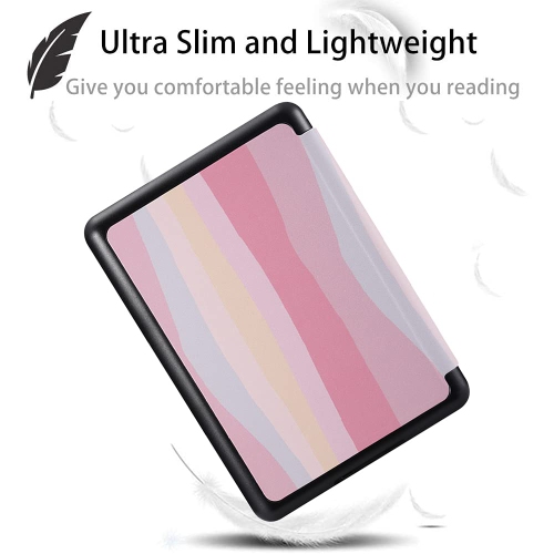 Case for Kindle Paperwhite 10th Generation 2018 Release(Model No.: PQ94WIF) w/ Hand Strap, Auto Sleep/Wake, PU Leather Smart Protective Cover ONLY