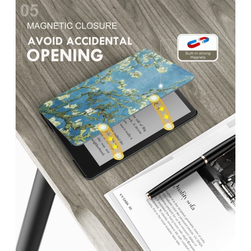 Case for 6.8" Kindle Paperwhite and Kindle Paperwhite Signature Edition, Light Shell Cover with Auto Wake/Sleep for Kindle Paperwhite 2021 E-Reader,