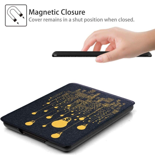 Case for 6'' Kindle Paperwhite 10th Generation - 2018 Release with Hand Strap & Auto Sleep/Wake, Slim PU Leather Protective Shell Cover for Kindle