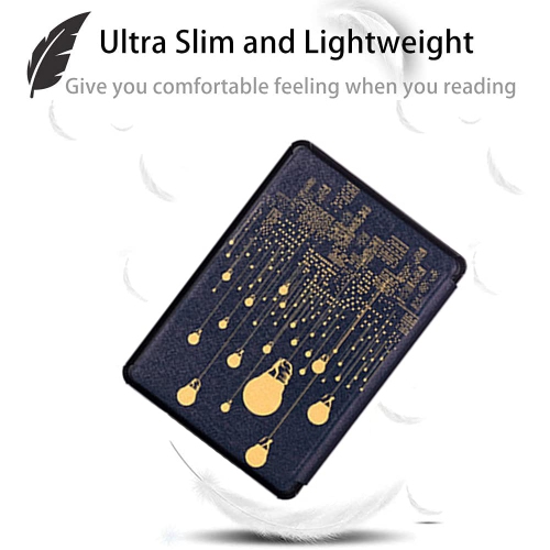 Case for 6'' Kindle Paperwhite 10th Generation - 2018 Release with Hand Strap & Auto Sleep/Wake, Slim PU Leather Protective Shell Cover for Kindle