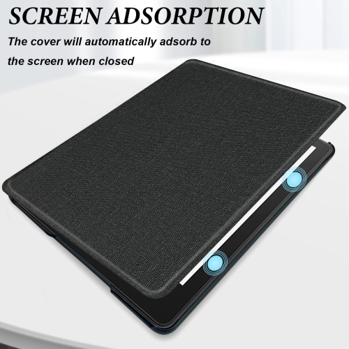 Case Fits 6" All-New Kindle,Premium Lightweight Book Cover with Auto Wake/Sleep for 11th Generation-2022 Release (Pure Black)