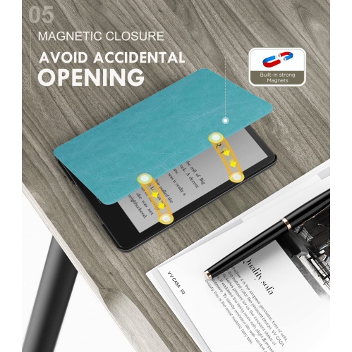 Case for 6.8" Kindle Paperwhite and Kindle Paperwhite Signature Edition, Light Shell Cover with Auto Wake/Sleep for Kindle Paperwhite 2021 E-Reader,