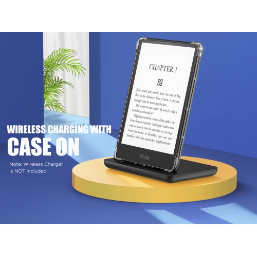 Case for 6.8" Kindle Paperwhite and Kindle Paperwhite Signature Edition, Ultra Clear Soft Flexible Transparent TPU Skin Bumper Back Cover Shell,