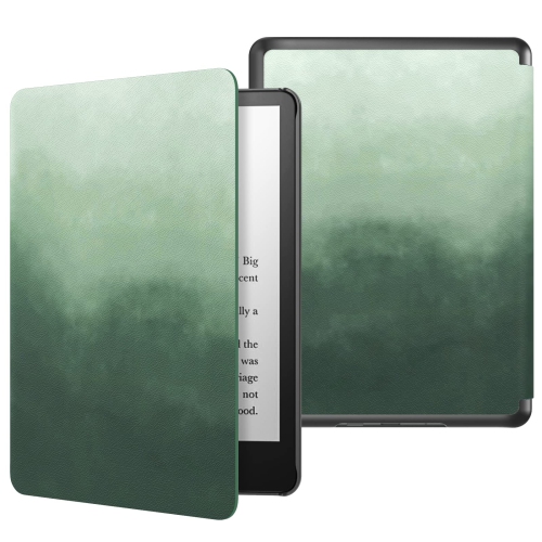 Étui protecteur pour Kindle Paperwhite 2021 de 6.8 po, mince étui léger en  cuir de polyuréthane avec fonction de veille/veille automatique pour liseuse  Kindle Paperwhite 2021, vert pin