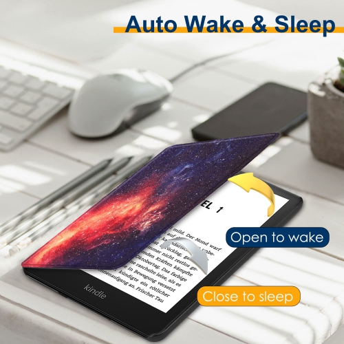 Case for Kindle Paperwhite 11th Generation 6.8" and Kindle Paperwhite Signature Edition 2021 Release - All-New PU Leather Protective Cover,