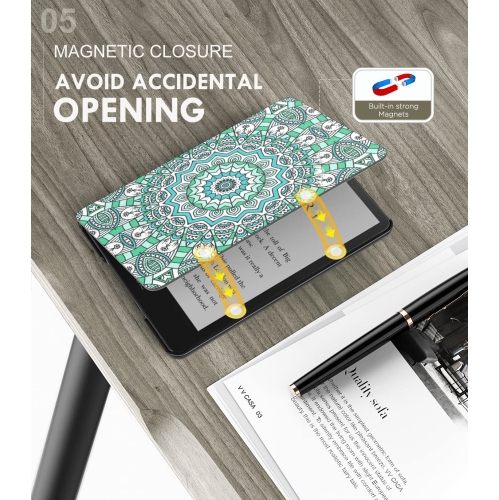 Case for 6.8" Kindle Paperwhite and Kindle Paperwhite Signature Edition, Light Shell Cover with Auto Wake/Sleep for Kindle Paperwhite 2021 E-Reader,