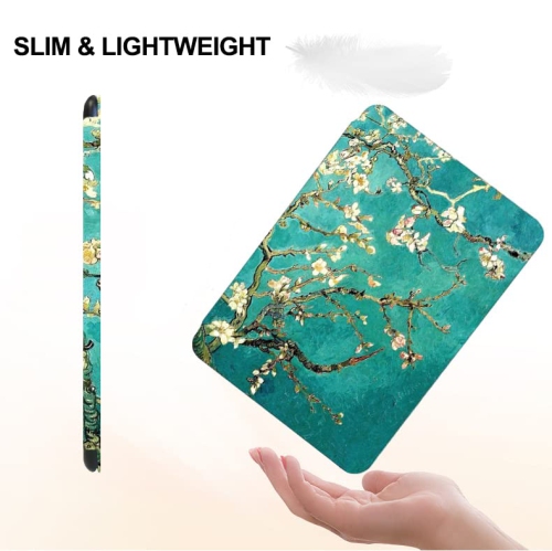 Case for Kindle Paperwhite 6.8" 2021, Ultra Lightweight Slim PU Leather Protective Cover with Smart Auto Wake/Sleep