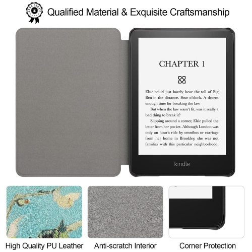 Case for 6.8” Kindle Paperwhite 11th Generation 2021- Premium Lightweight PU Leather Book Cover with Auto Wake/Sleep for Amazon Kindle Paperwhite