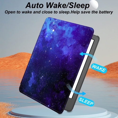 Case Fits 6" All-New Kindle,Premium Lightweight Book Cover with Auto Wake/Sleep for 11th Generation-2022 Release (Starry Sky)