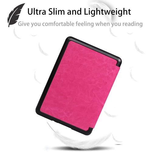 Case for Kindle Paperwhite 10th Generation 2018 Release- Hand Strap, Auto Sleep/Wake Function - Slim PU Leather Protective Cover for 6’’ Kindle