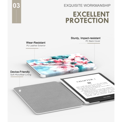 Case for 6.8" Kindle Paperwhite and Kindle Paperwhite Signature Edition, Light Shell Cover with Auto Wake/Sleep for Kindle Paperwhite 2021 E-Reader,