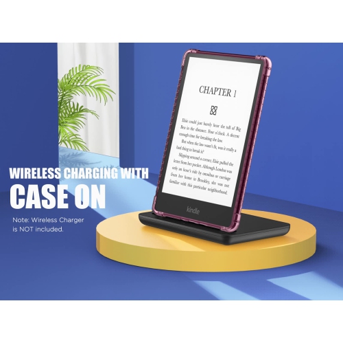 Case for 6.8" Kindle Paperwhite and Kindle Paperwhite Signature Edition, Ultra Clear Soft Flexible Transparent TPU Skin Bumper Back Cover Shell,