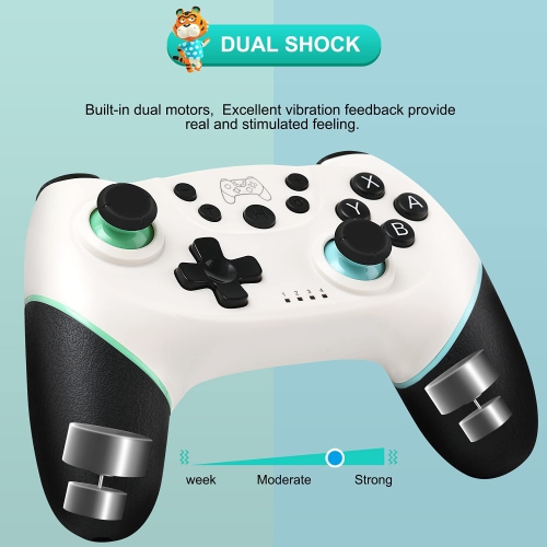 Switch Controller, Wireless Switch Pro Controller Wireless for Switch/Switch OLED/Switch Lite, Switch Gamepade with Joystick, Support Wake-Up,Turbo,