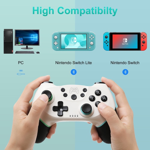 Switch Controller, Wireless Switch Pro Controller Wireless for Switch/Switch OLED/Switch Lite, Switch Gamepade with Joystick, Support Wake-Up,Turbo,