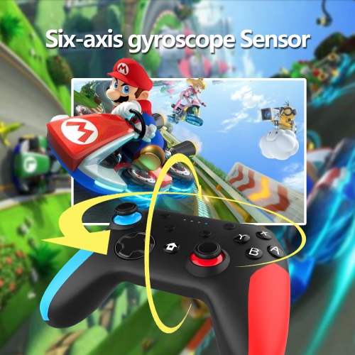 Switch Controller for Nintendo Switch Pro Controller for Nintendo Wireless Switch/Switch Lite Remote with Dual Vibration, Gyro Axis, Motion Support