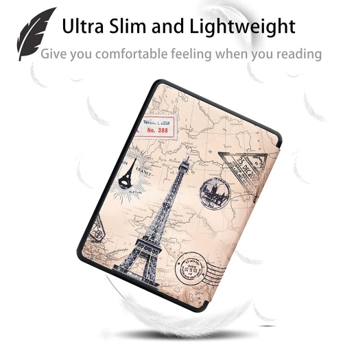 Case for 6'' Kindle Paperwhite 10th Generation - 2018 Release with Hand Strap & Auto Sleep/Wake, Slim PU Leather Protective Shell Cover for Kindle