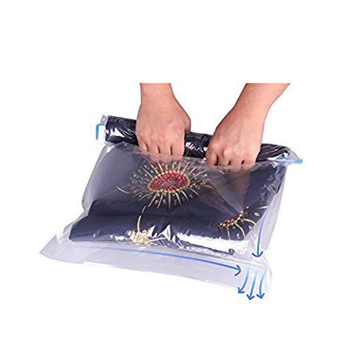 Travel Space Saver Bags (3 X S, 2 X L, 2 Xl), Reusable Vacuum Travel Storage  Bag, Saves 75% Of Storage Space, Roll-up Compression, No Need For Vacuum  Machine Or Pump - Temu