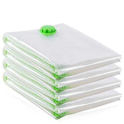 Vacuum Storage Bags Jumbo 4 Pack,Extra Large 130x100cm Space Bags for Clothes,Blankets,Comforters,Bedding