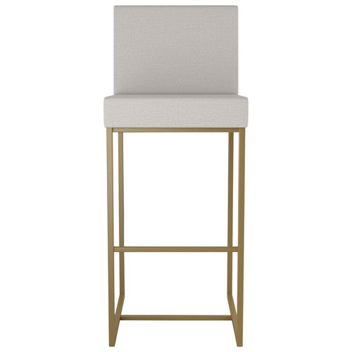 Derry Traditional Bar Height Barstool - Light Grey/Golden