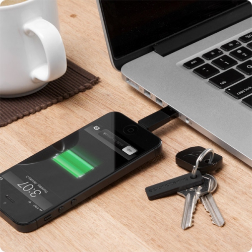 Bluelounge Kii Short USB to Lightning/30-pin Key chain Charge/Sync Cable for iPhone 11/12/13/14 Series - Free Shipping