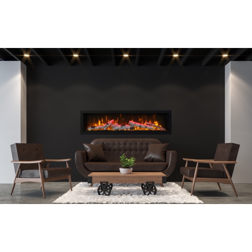 Symmetry Smart 100" Electric Fireplace