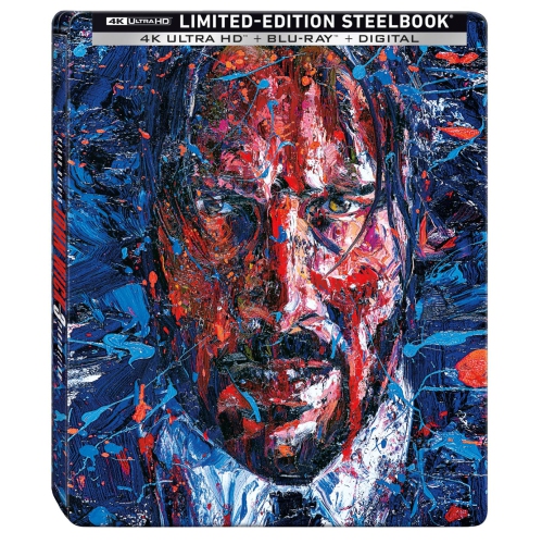 John Wick Chapter 4 - Best Buy Exclusive SteelBook 4K + Blu Ray - Factory Sealed on sale