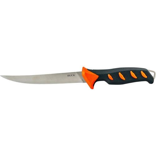 Couteau à filet d'eau fraîche Buck Hookset, gris/orange, 144 unités