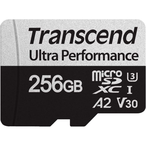 Transcend's Ultra Performance microSDXC 340S memory cards 256GB, U3, V30, A2