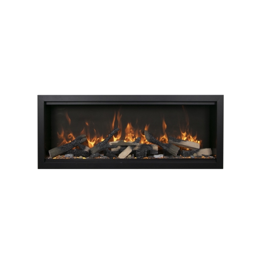 Symmetry 42" XT Electric fireplace comes with your choice of Driftwood, Birch, or Rustic Log media kits OR ICE media kits.