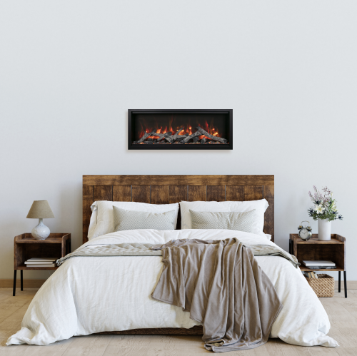 Symmetry 42" XT Electric fireplace comes with your choice of Driftwood, Birch, or Rustic Log media kits OR ICE media kits.