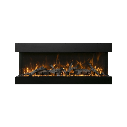 Tru View XL 50" Deep Smart Electric Fireplace comes with your choice of Driftwood, Birch, or Rustic Log media kits OR ICE media kit.