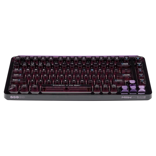 XIAOMI MIIIIW clavier de jeu mécanique personnalisé 83 touches BLACK IO, violet cosmique