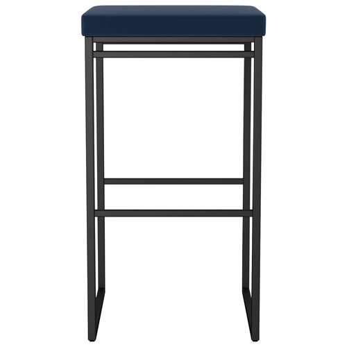 Easy Contemporary Counter Height Barstool - Blue/Black