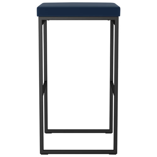 Easy Contemporary Counter Height Barstool - Blue/Black