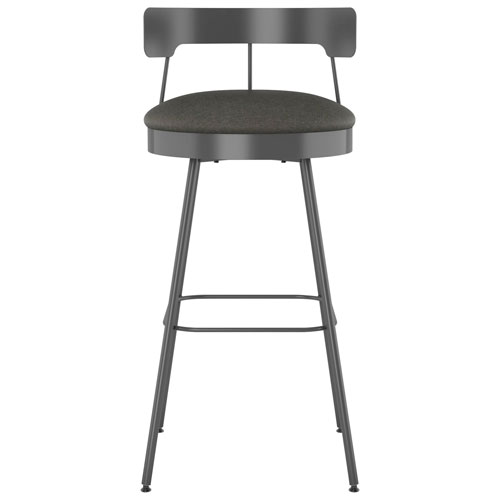 Monza Contemporary Counter Height Barstool - Dark Grey/Dark Grey