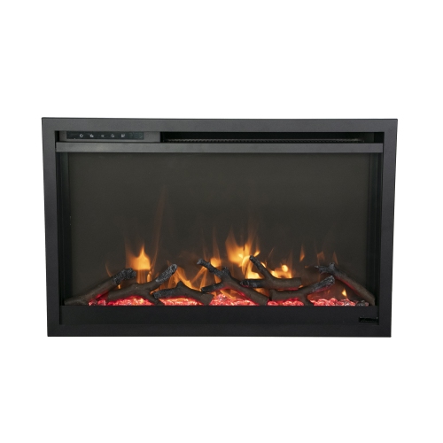 TRD 33" Xtra Slim Electric Fireplace Best Buy Canada