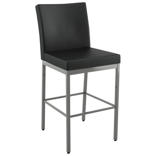Perry Plus Traditional Counter Height Barstool - Black/Grey