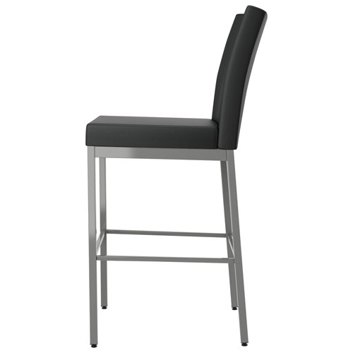 Perry Plus Traditional Counter Height Barstool - Black/Grey