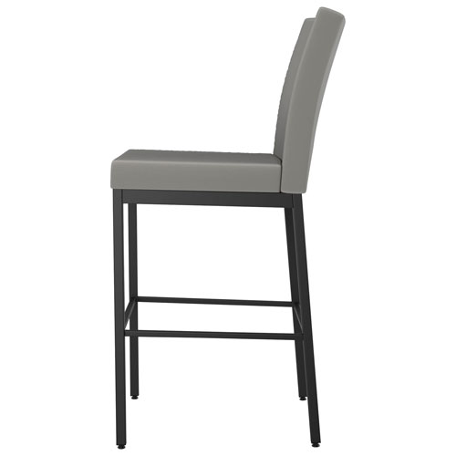 Perry Plus Traditional Bar Height Barstool - Taupe Grey/Black