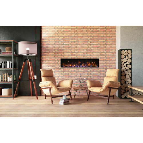 Panorama 72" BI Deep Smart Electric fireplace