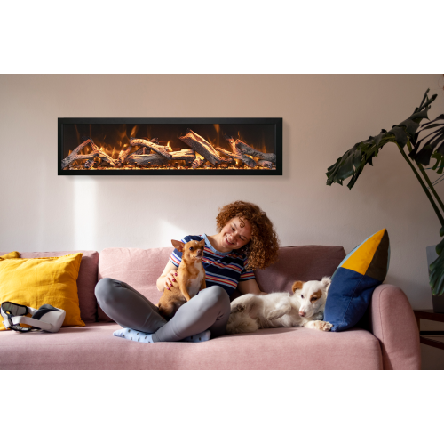 Panorama 72" BI Deep Smart Electric fireplace