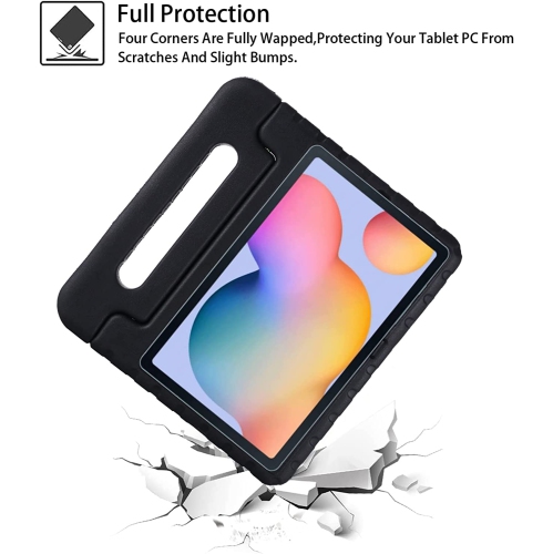 F Shockproof Case for Samsung Galaxy Tab S6 Lite 10.4 inch 2022/2020 Model, Lightweight Stand Handle Kids Case with Pencil Holder for Galaxy Tab S6