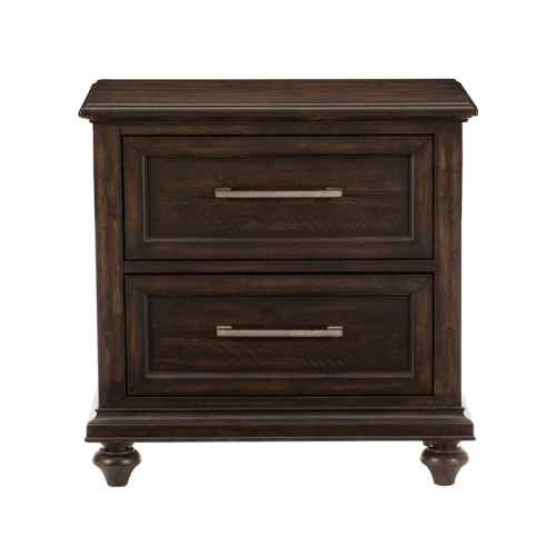 Lexicon Cardano Nightstand in Driftwood Charcoal