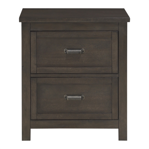 Lexicon Hebron Nightstand in Dark cherry