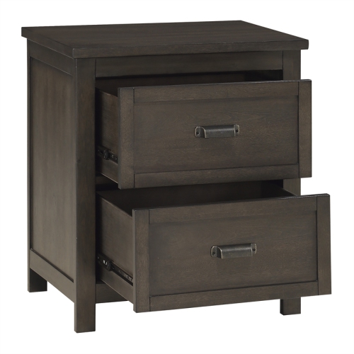 Lexicon Hebron Nightstand in Dark cherry