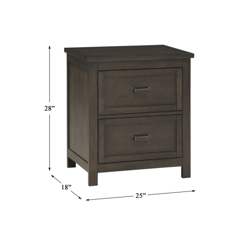 Lexicon Hebron Nightstand in Dark cherry